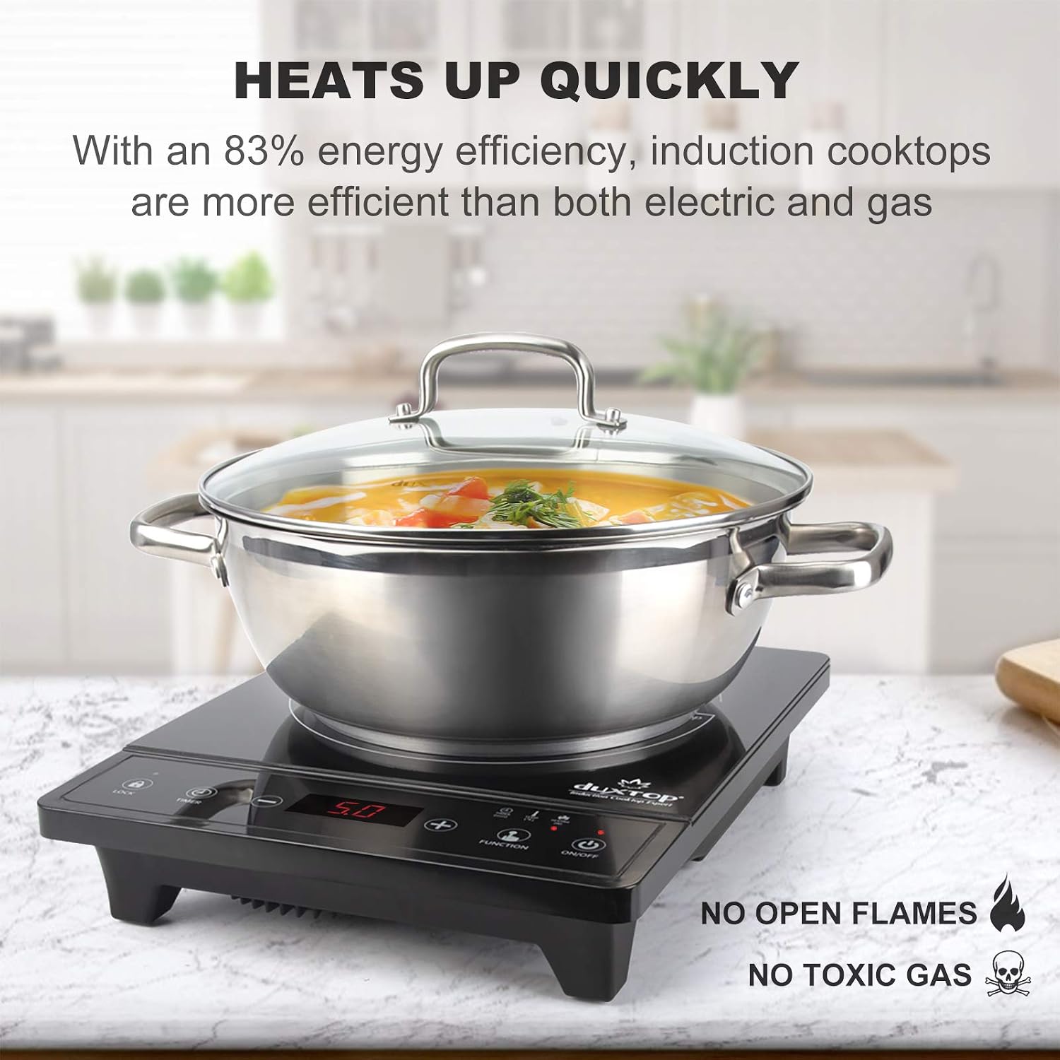 Taşınabilir İndüksiyonlu Ocak, - Induction Cooktop Portable incelemesi ve fiyatı